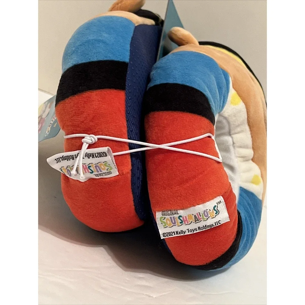 Squishmallow Nutcracker Bear‎ Holiday Slippers Kids Size 11-12 NEW Christmas A32